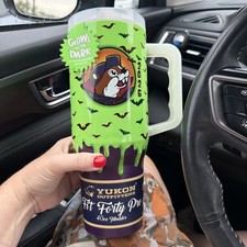 Rare Buc-ee’s 2026 Halloween Tumbler, 40oz Yukon limited edition glow dark picture