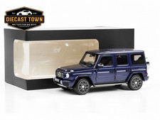 1/18 NOREV MERCEDES BENZ G-CLASS AMG LINE (W465) 2022 SODALITH BLUE Dealer Ed. picture