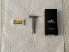RazoRock Game Changer .68-P Double-Edge Razor  + HD Handle + 10 Feather Razors picture