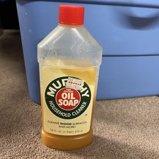 Vintage Murphy Oil Soap 16oz Bottle Wood Household Cleaner 1990 2/3 Full picture
