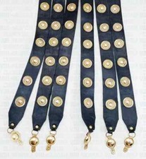 Roman Leather Apron Belt Heavy Brass Fittings - Cingulum Wearable Costume Armor picture