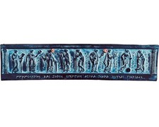 9 Muses from Ancient Greek religion and Mythology,Relief terracotta Slab 30x7cm picture