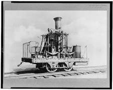 Photo:New York City NY 1832 Baltimore & Ohio Railroad Early Locomotive picture