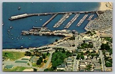 Monterey California Fisherman's Wharf & Harbor Vintage Postcard picture