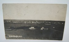 c.1916 Montpelier Norht Dakota Farm Country Scene B& White Vintage Postcard RPPC picture