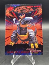 2026 Upper Deck Transformers The Movie 40th Grimlock & Wheelie Red Foil # 1455 picture