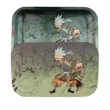 EyeCandy Rolling Tray with 3D Art Magnetic Lid Tray  | R&M Samurai | BRAND NEW picture