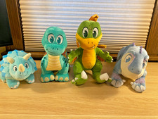 VTG Disney Dinoland Plush Lot of 4 Animal Kingdom Aladar Cementasaurus Daryl Tri picture