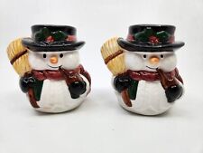 Snowmen Salt and Pepper Shakers 3.25