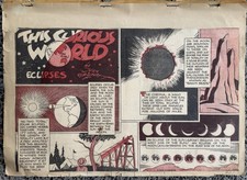 1930s This Curious World William Ferguson Newspaper Comics Scrapbook 50+  picture