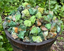 500 Carat Chrysoprase Rough Natural Stones: 'A' Grade Raw Crystals picture