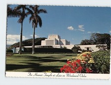 Postcard The Hawaii Temple on Windward Oahu at Laie Hawaii USA picture