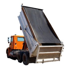 Dump Truck Mesh Tarp for Dump Trailer Cover with 6'' Pocket, 7'X22' | Reinfor... picture