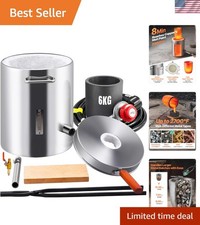Large Capacity 6KG Propane Foundry Kit with Crucible & Tongs for Metal Recycling picture