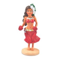 Napua Tiare Tahitian Hawaiian Hula Girl Miniature Dashboard Doll Maui Hawaii 4
