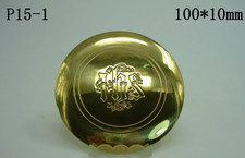 Custom Brass Paten Plate Tray for Catholic Church Mass Communion 3.94