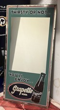 Vintage Grapette Soda Sign Mirror - Original & RARE picture