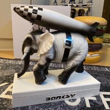 Banksy Elephants In War Censer Artistic Figure Decorative Collectible New Stock picture