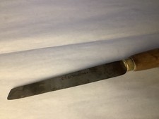 C.D. Dickinson & Son Broom Makers Carbon Steel Knife - Rare Antique picture