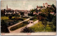 1937 Grindelwald - Kirche Und Viescherhorner Switzerland Posted Postcard picture