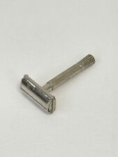Vintage Gillete Men's Safety Razor Made in USA Beard Care Barber Grooming Tool picture