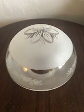 Glass Lamp Shade Globe Etched Frosted Ceiling Light Fixture 3 1/8” Fitter picture