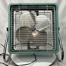 vintage McGraw Edison Eskimo electric Fan model 12106 Turquoise Nice - Working picture