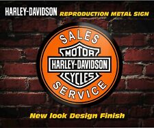 Harley-Davidson Rust-Proof Metal Aluminum Garage Wall Signs (NEW) picture