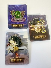 Official SMITE Enamel Pin Lot of 3 Cthulhu Bellona Neith For Fans By Fans picture
