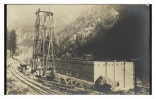 Tumwater Canyon Washington Power Plant Standard Postcard picture