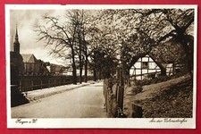 Postcard Hagen 1930 on Volmestrasse (97432 picture