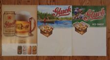 Gluek Beer Poster Sign Advertising NOS Lot of 3 picture