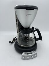 DELONGHI 12-Cup Retro Drip Coffee Maker Programmable EUC Clean Glass Carafe picture