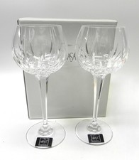 Mikasa 2 Piece Artic Lights Wine Hock Glasses in Original Box picture
