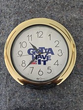 Vintage 1992 Pepsi Gotta Have It Advertising Wall Clock Gold Proof No 08409 picture