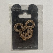 WDI LE300 Mickey Mouse Fire Breathing Dragon Small Bronze Disney Pin picture