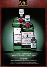 Tanqueray Gin Vintage Print Ad - Even A Perfectionist Needs A Little Variety picture