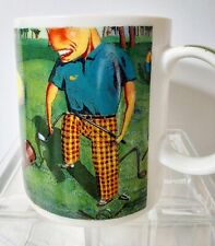 Golf Coffee Mug Funny Angry Golfer Jeff Chuang Chaleur Cup Tea Humourous Joke  picture