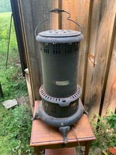 Huenefeld BOSS No 8 Kerosene Heater Stove vintage oil Converted electric Light picture