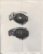 1953 Press Photo M26 Grenade used during Korean War picture