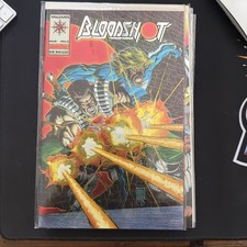 BLOODSHOT #0 Vol 1. VALIANT Comics 1993 Chromium Wraparound Cover VF+ picture