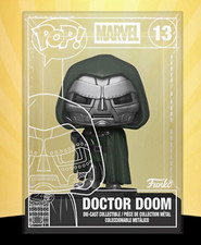 Funko Marvel Doctor Doom Pop Die-Cast Metal Figure #13 -with die cast case picture