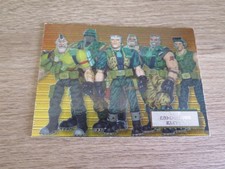 1998 INKWORKS THE COMMANDO ELITES THE GORGONITES S1 2 SIDE ETCH FOIL CHASE CARD picture