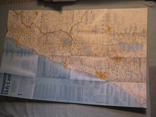 HOLY LAND SPECIAL PLACES OF THE WORLD MAP National Geographic December 1989 picture