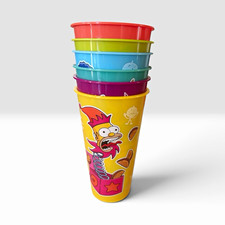 The Simpsons Bart Simpson 16 fl oz Multicolor Printed Plastic Cold Cup Set picture