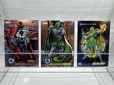 DOCTOR DOOM LOT (3) 2026 TOPPS FINEST & 1992 IMPEL - FRESHLY RIPPED picture