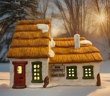 Dept 56 Dickens Heritage Village The Cottage Of Bob Cratchit And Tiny Tim Mint picture