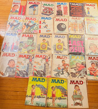 Vintage MAD Magazine Lot of 27 (1960s–1970s) Silver/Bronze Age Classic Humor picture