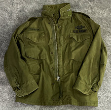 Vintage 1967 Vietnam US Army M-65 Field Jacket Small Regular Aluminum Zip CIB picture