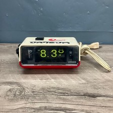 Citizen 5RD025 Hi-Leaf Curtis Flip Clock Green Tested Working picture